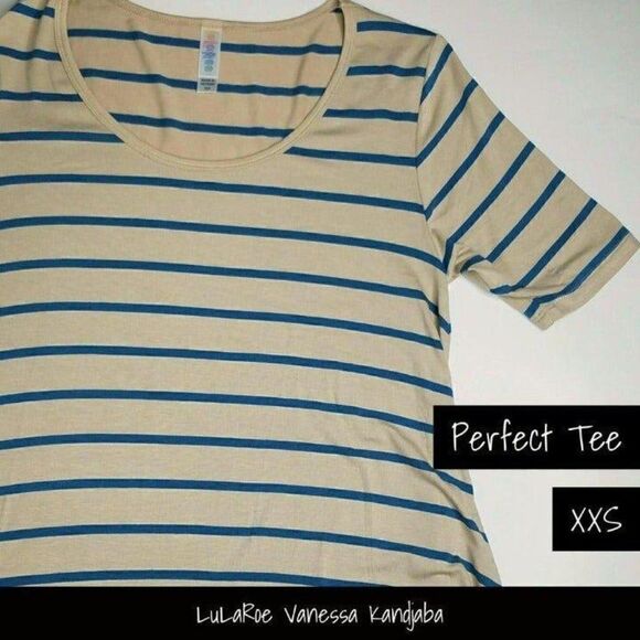 LuLaRoe Perfect T XXS Stripes NEW - Picture 1 of 1